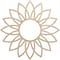Ekena Millwork Daisy Wood Fretwork Pierced Ceiling Medallion, Alder, 28"OD x 9 3/4"ID x 1/4"T CMWP28X28X0250DAAL - alternate 1